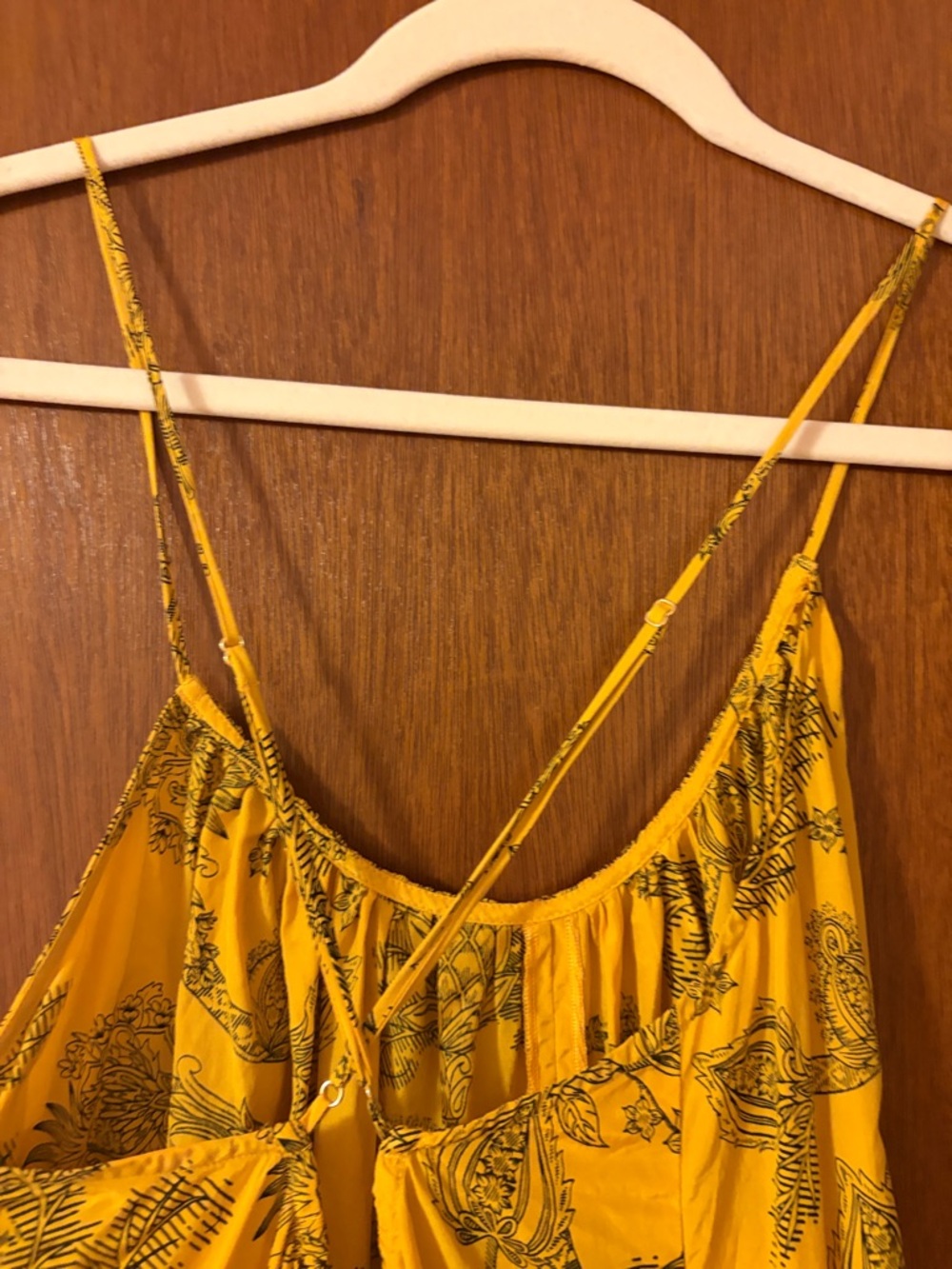 NWOT Madewell Silk U-Neck Crossback Maxi Dress in Paisley - Picture 8 of 10